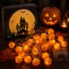 Halloween Lichterkette mit 20 LED-Kürbissen – 3 m Produktbild-Vorschau 2