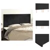 vidaXL Kopfteile 4 Stk. Schwarz 80x5x78/88 cm Samt -  Kopf- Produktbild-Vorschau 1