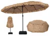 COSTWAY Dubbele parasol met standaard, 450x260 cm, Productafbeelding-voorbeeld 1