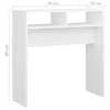 vidaXL Tavolino da salotto bianco 78x30x80 cm in materiale Anteprima dell’immagine prodotto 8