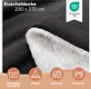 Blumtal Sherpa Kuscheldecke 230x270 cm – Flauschige Produktbild-Vorschau 2