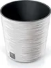 Prosperplast Blumentopf Silber, 25x25x24,7 cm, 7,5 Liter, Produktbild-Vorschau 1