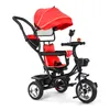 4 in 1 Baby-Dreirad Kinderdreirad Lenkstange Fahrrad Baby Produktbild-Vorschau 6