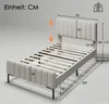 okwish Polsterbett Einzelbett 90 x 200 cm, Bettgestell mit Produktbild-Vorschau 6