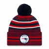 NFL New England Patriots Sideline 2019 Bobble Wollmütze Produktbild-Vorschau 1