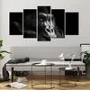 Bilder auf glas - 5 Teile - Affe Gorilla Porträt - 160x85cm Produktbild-Vorschau 6