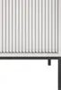 DomoHome | Design-Kommode NOVA - Farbe: Grau, Geriffelte Produktbild-Vorschau 6