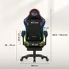 Huzaro Force 3.7 RGB Black Gaming-Stuhl mit ergonomischem Produktbild-Vorschau 7
