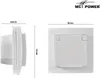 Schutzkontakt-Steckdose McPower "Flair", 250V/16A, UP, Produktbild-Vorschau 4