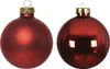 16-teilige Glas-Weihnachtskugel-Set Rot, Glänzend & Matt, 8 Produktbild-Vorschau 8