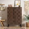 MODFU Moderna credenza scarpiera con 5 scomparti in legno Anteprima dell’immagine prodotto 4