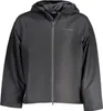 Schwarze Herren-Sportjacke mit Kapuze – Funktional & Produktbild-Vorschau 1