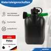 PETEX Reserve-Kraftstoff Kanister, 5 Liter, schwarz Produktbild-Vorschau 2