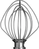 A close-up studio shot of a whisk attachment for a stand mixer. Produktbild-Vorschau