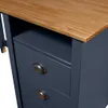 vidaXL Schreibtisch Hill Grau 150x50x74 cm Massivholz Produktbild-Vorschau 5