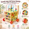 Rijoka Loopwagen Kubus Hout - Baby walker voor 1 jaar - Productafbeelding-voorbeeld 3