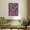 MuchoWow® Poster Blumen - Farben - Muster 60x80 cm - Produktbild-Vorschau 3