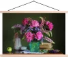MuchoWow® Textilposter Tisch - Blumen - Stilleben 120x80 cm Produktbild-Vorschau 1