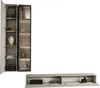Wohnwand FIGO 1 kaschmir mit TV-Lowboard, Hängeschrank, Produktbild-Vorschau 4