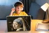MuchoWow® Laptop Aufkleber Sticker Cover Mädchen mit einem Produktbild-Vorschau 3