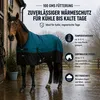 Winterdecke Florie 1200D HN 100gr Petrol/Schwarz Größe Produktbild-Vorschau 2