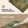 KitchenYeah© Herdabdeckplatte Muster - Grün - Gold - Farbe Produktbild-Vorschau 2