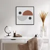 Gerahmtes Poster - Schwarzer Rahmen - Abstraktion Figuren Produktbild-Vorschau 6