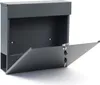 Wiltec Designer Briefkasten V49 anthrazit 370 x 105 x 370 Produktbild-Vorschau 4