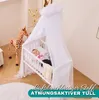 Alavya Home Baldacchino in tulle (poliestere) con pompon - Anteprima dell’immagine prodotto 3