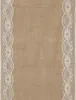 Tischläufer Jute mit Spitze natur-creme 28cm x 2m Produktbild-Vorschau 1