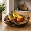 Teakholzschale Teakholz Schale Obstschale Schlüsselschale Produktbild-Vorschau 6