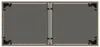 vidaXL Table de jardin avec plateau en verre Gris 115x54x74 Voir les images du produit 6