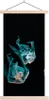 MuchoWow® Textilposter Quallen - Meerestiere - Schwarz Produktbild-Vorschau 1