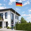 QEENTOE Aluminium Fahnenmast 6,50m mit Deutschlandfahne Produktbild-Vorschau 9