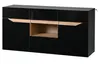LED-Sideboard - 140x40x70 cm, Schwarz und Holzfarbe - Produktbild-Vorschau 17
