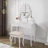 ML-Design Schminktisch Weiß mit LED-Beleuchtung, Produktbild-Vorschau 7