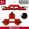 Werkzeugkönig 2 Stück - Aluminium 3-fach Saugheber Produktbild-Vorschau 3