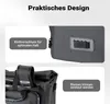 Wiltec Gepäckträgertasche schwarz, Fahrradtasche Rucksack Produktbild-Vorschau 6