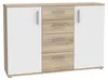 Sideboard >IKOLI< 2 Türen, 4 Schübe, Sonoma Eiche / Voir les images du produit 4