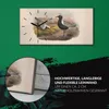Dekor Leinwand Uhr Wandbilder Geräuschlos 60x30 Vögel Wild Produktbild-Vorschau 5