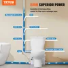 Diagram showing the capabilities of a macerator pump system connected to a toilet. Anteprima dell’immagine prodotto