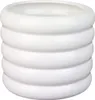 Keramik Zylinder Blumentopf 13 cm weiß Produktbild-Vorschau 1