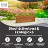 IvoQ Dřevěný květináč – 80 x 40 x 32 cm – dřevo – Pro Náhled obrázku produktu 3