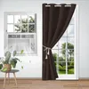 86x203cm Tenda termica oscurante marrone per porta Colore Anteprima dell’immagine prodotto 2