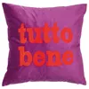 pad Kissenhülle Letters Tutto Bene Berry (45x45cm) Produktbild-Vorschau 1