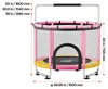 Mini trampolina VEVOR dla dzieci, wytrzymałość do 60 kg, z Podgląd zdjęcia produktu 8