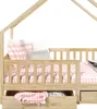 Hausbett ALVA aus Kiefer Massivholz, natur - Kinderbett mit Produktbild-Vorschau 7
