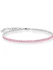 Bracciale tennis con pietre di zirconia rosa - Thomas Sabo Anteprima dell’immagine prodotto 1