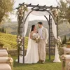Arco per rose KOMFOTTEU, arco di sostegno per piante Anteprima dell’immagine prodotto 8