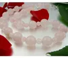 Kette Collier aus Rosenquarz Kugelkette Edelsteine zart Produktbild-Vorschau 4